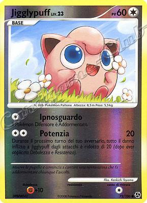 072 / 106 Jigglypuff LIV.23 comune foil reverse (IT) -NEAR MINT-