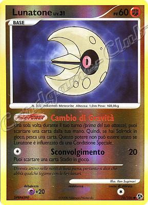 076 / 106 Lunatone LIV.31 comune foil reverse (IT) -NEAR MINT-