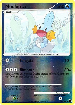 080 / 106 Mudkip LIV.7 comune foil reverse (IT) -NEAR MINT-