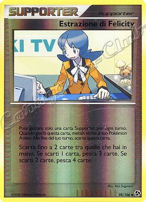 098 / 106 Estrazione di Felicity comune foil reverse (IT) -NEAR MINT-