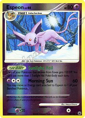 018 / 100 Espeon LV.44 rara foil reverse (EN) -NEAR MINT-