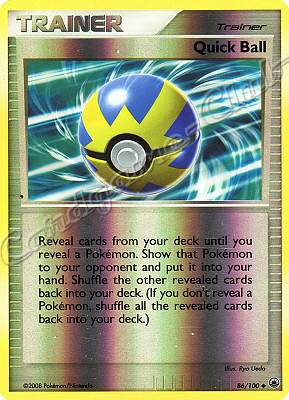 086 / 100 Quick Ball non comune foil reverse (EN) -NEAR MINT-