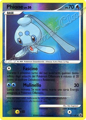 027 / 100 Phione LIV.20 rara foil reverse (IT) -NEAR MINT-