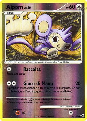 050 / 100 Aipom LIV.16 comune foil reverse (IT) -NEAR MINT-