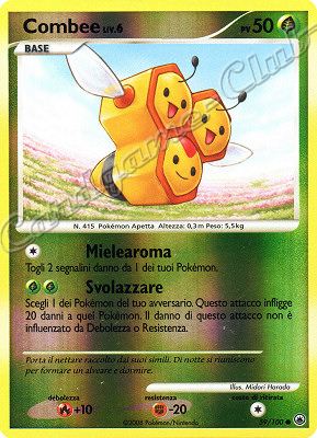 059 / 100 Combee LIV.6 comune foil reverse (IT) -NEAR MINT-