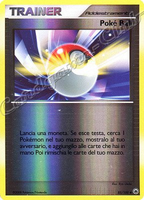 085 / 100 Poke' Ball non comune foil reverse (IT) -NEAR MINT-