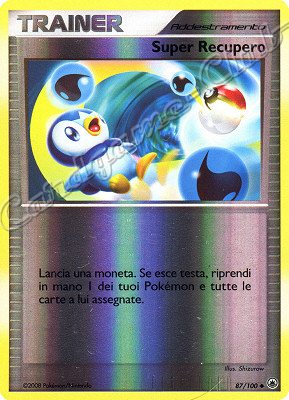 087 / 100 Super Recupero non comune foil reverse (IT) -NEAR MINT-
