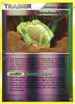 089 / 100 Domofossile PV 51 comune foil reverse (IT) -NEAR MINT-