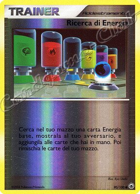 090 / 100 Ricerca di Energia comune foil reverse (IT) -NEAR MINT-