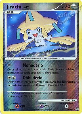 031 / 146 Jirachi LIV.42 rara foil reverse (IT) -NEAR MINT-