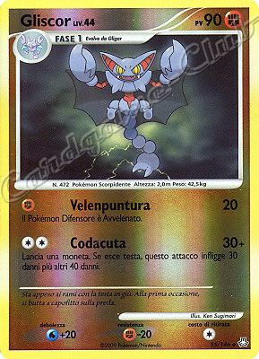 055 / 146 Gliscor LIV.44 non comune foil reverse (IT) -NEAR MINT-