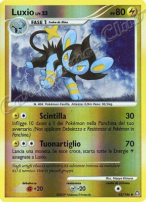 062 / 146 Luxio LIV.23 non comune foil reverse (IT) -NEAR MINT-