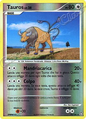 074 / 146 Tauros LIV.26 non comune foil reverse (IT) -NEAR MINT-