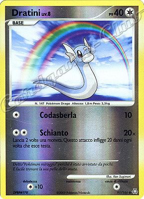 091 / 146 Dratini LIV.8 comune foil reverse (IT) -NEAR MINT-