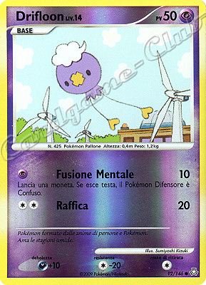 092 / 146 Drifloon LIV.14 comune foil reverse (IT) -NEAR MINT-