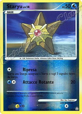 122 / 146 Staryu LIV.14 comune foil reverse (IT) -NEAR MINT-