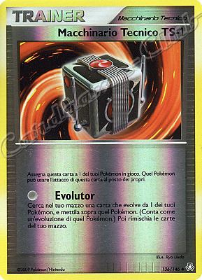 136 / 146 Macchinario Tecnico TS-1 non comune foil reverse (IT) -NEAR MINT-