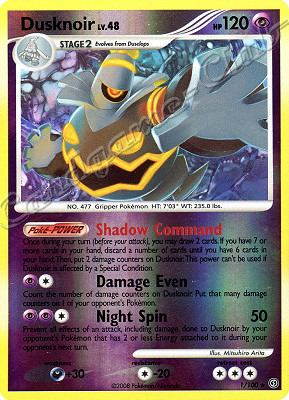 001 / 100 Dusknoir LV.48 rara foil reverse (EN) -NEAR MINT-