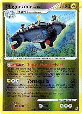 006 / 100 Magnezone LV.46 rara foil reverse (IT) -NEAR MINT-