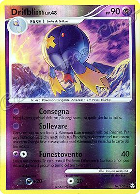 016 / 100 Drifblim LV.48 rara foil reverse (IT) -NEAR MINT-