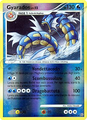 019 / 100 Gyrados LV.52 rara foil reverse (IT) -NEAR MINT-