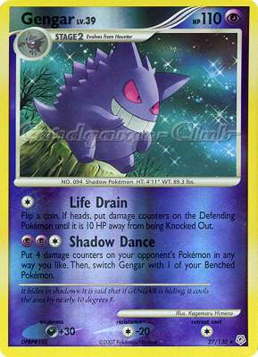 027 / 130 Gengar Lv.39 rara foil reverse (EN) -NEAR MINT-