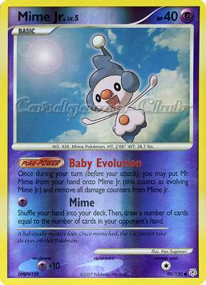 090 / 130 Mime Jr. Lv.5 comune foil reverse (EN) -NEAR MINT-