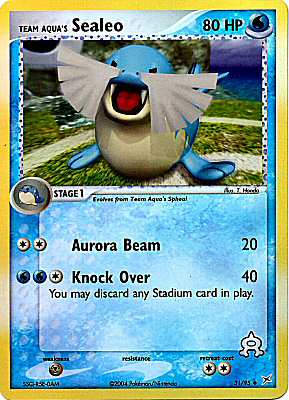 31 / 95 Team Aqua's Sealeo non comune foil reverse (EN) -NEAR MINT-