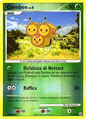 079 / 130 Combee LIV.8 comune foil reverse (IT) -NEAR MINT-