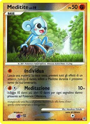 089 / 130 Meditite LIV.19 comune foil reverse (IT) -NEAR MINT-