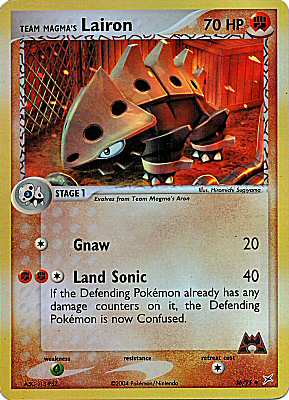 36 / 95 Team Magma's Lairon non comune foil reverse (EN) -NEAR MINT-