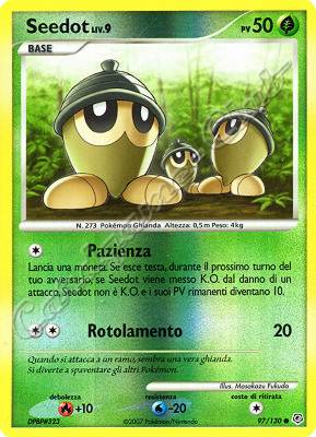 097 / 130 Seedot LIV.9 comune foil reverse (IT) -NEAR MINT-