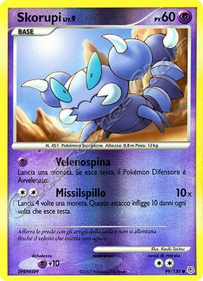 099 / 130 Skorupi LIV.9 comune foil reverse (IT) -NEAR MINT-