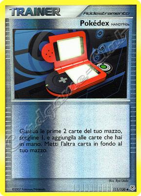 111 / 130 Pokedex non comune foil reverse (IT) -NEAR MINT-
