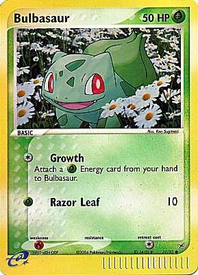 39 / 95 Bulbasaur comune foil reverse (EN) -NEAR MINT-
