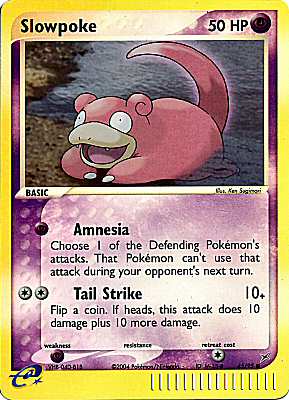 45 / 95 Slowpoke comune foil reverse (EN)  -PLAYED-