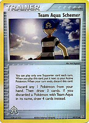 69 / 95 Team Aqua Schemer comune foil reverse (EN)  -GOOD-