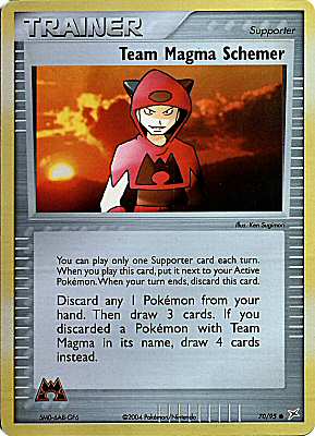 70 / 95 Team Magma Schemer comune foil reverse (EN) -NEAR MINT-