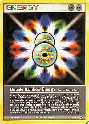88 / 95 Double Rainbow Energy rara foil reverse (EN) -NEAR MINT-