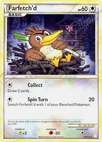019 / 123 Farfetch'd rara (EN) -NEAR MINT-