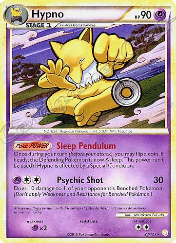 023 / 123 Hypno rara (EN) -NEAR MINT-