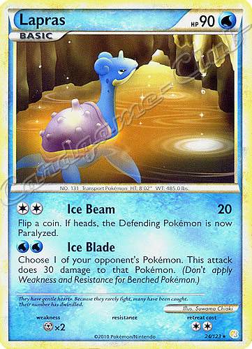 024 / 123 Lapras rara (EN) -NEAR MINT-