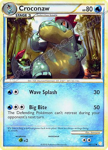 038 / 123 Croconaw non comune (EN) -NEAR MINT-