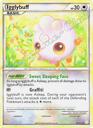 044 / 123 Igglybuff non comune (EN) -NEAR MINT-
