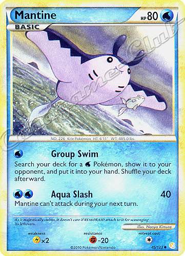 045 / 123 Mantine non comune (EN) -NEAR MINT-