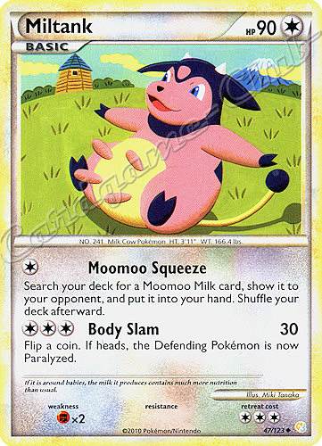 047 / 123 Miltank non comune (EN) -NEAR MINT-