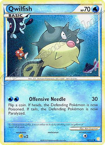 050 / 123 Qwilfish non comune (EN) -NEAR MINT-