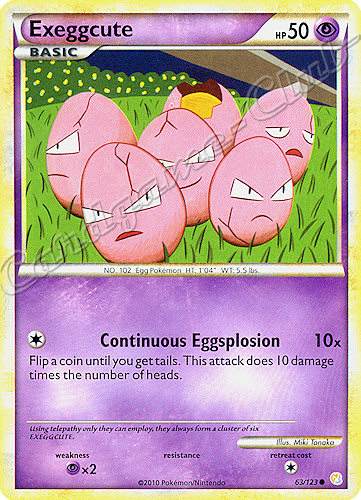 063 / 123 Exeggcute comune (EN) -NEAR MINT-