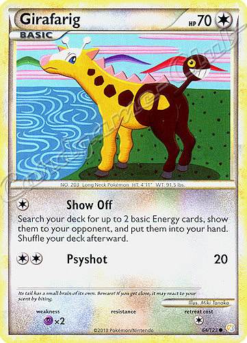 064 / 123 Girafarig comune (EN) -NEAR MINT-