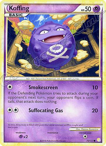 070 / 123 Koffing comune (EN) -NEAR MINT-